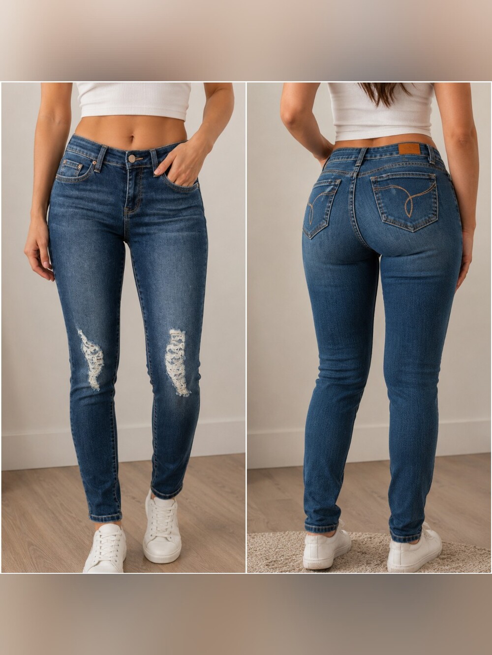 Wanna Betta Butt Mid Rise Skinny Jeans – Size 5/27 - Excellent Condition